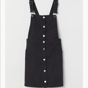 Divided | Cotton twill overall dress